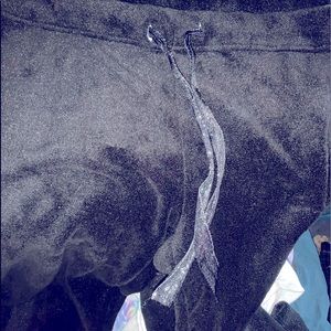 Faded Glory Size 12-14 Black shiny Pajama pants